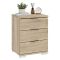 Cassettiera Marrone Rovere 3 Cassetti Apertura Scorrevole 46x42x61h cm, Chiusura Scorrevole - Laharo