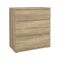 Cassettiera moderna quercia 76x83h cm - Aski