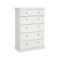 Cassettiera rustica bianca 96x139h cm - Gaetana