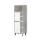 Colonna 2 ante 160x45h cm bianco - Merbok