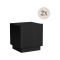 Comodino 1 anta nero 47x40x44h cm - Set di 2 comodini Revo