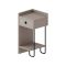 Comodino 1 cassetto beige 32x30x61h cm - Cedro