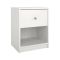 Comodino 1 cassetto bianco 37x30x48h cm - Kastri