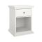 Comodino 1 cassetto bianco 47x43x63h cm - Pascal