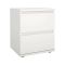 Comodino 1 ripiano bianco 40x34x48h cm - Albregio
