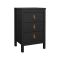 Comodino 1 ripiano nero 43x38x70h cm - Lombardia