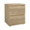 Comodino 1 ripiano quercia 40x34x48h cm - Albregio