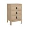 Comodino 1 ripiano rovere 43x38x70h cm - Lombardia