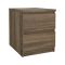 Comodino 1 ripiano rovere 50x40x49h cm - Daiki