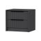 Comodino 2 cassetti antracite 45x45x53h cm - Moke