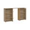 Comodino 7 ripiani rovere 144x26x79h cm - Arnaboldi