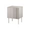 Comodino Beige Cassetti un Ripiano 59x42x44.5h cm, Un'anta - Russi