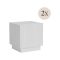 Comodino Bianco un Ripiano Apertura Battente 47x40x45h cm, Un'anta - Revo