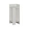 Comodino classico bianco 25x27x60h cm - Germana