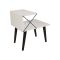 Comodino classico bianco 50x40x55h cm - Newton