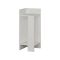 Comodino in legno bianco 25x27x60h cm - Asterix