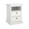 Comodino in legno bianco 43x40x58h cm - Alichin