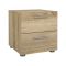Comodino in legno quercia 40x40x42h cm - Apolla