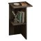 Comodino Marrone Noce un Ripiano Colore Ripiano Marrone 36x36x60h cm, Sfumatura Colore Struttura Noce - Roaschia