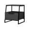 Comodino moderno antracite 45x40x50h cm - Alonso