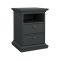 Comodino moderno grigio 43x40x58h cm - Alichin