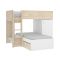 Composizione camera da letto Pax, 255x112h150 cm, Bianco e Rovere