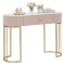 Consolle 100x40x75h cm rosa e bianco - Abstraktes