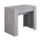 Consolle Allungabile Grigio 10 Posti Allungabile 237x90x77h cm, Meccanismo Estensione Allunghe Centrali - Vaelis