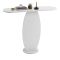 Consolle Bianco Colore Ripiano Bianco 100x30x81h cm, - Ramacca