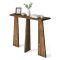 Consolle in legno 100x28x83h cm noce - TomoeGozen