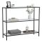 Consolle in metallo 100x30x85h cm nero - Domenica