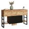 Consolle industrial 138x43x83h cm quercia - Izo