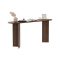 Consolle Marrone Noce un Ripiano Peso Supportato 25 kg 150x35x75h cm, Colore Ripiano Marrone - Cercino