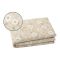 Copripiumino Matrimoniale Bianco Crema Giallo Federa Inclusa Percalle 170 Fili in Cotone Pettinato e Mercerizzato 260x200 cm - Ropamifa Luxury