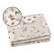 Copripiumino Matrimoniale Grigio Federa Inclusa 300x250 cm, Percalle 210 Fili in Cotone Pettinato e Mercerizzato - Sadakare Luxury
