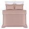 Copripiumino Matrimoniale Rosa Federa Inclusa 260x200 cm, Percalle 170 Fili in Cotone Pettinato e Mercerizzato - Ropasato Luxury