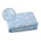 Copripiumino Singolo blu Federa Inclusa 200x160 cm, Percalle 170 Fili in Cotone Pettinato e Mercerizzato - Ronamiba Luxury