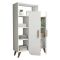 Credenza alta bianca 90x32x132h cm 2 ante - Tormalina