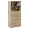 Credenza alta quercia 89x40x185h cm 2 ante e 2 cassetti - Albidona