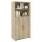 Credenza alta quercia 89x40x186h cm 2 ante - Saotome