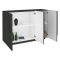 Credenza ardesia 121x38x86h cm 3 ante - Axl