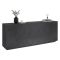 Credenza ardesia 220x43x86h cm 4 ante e 3 cassetti - Ayrton