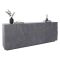 Credenza ardesia 224x44x86h cm 4 ante e 3 cassetti - Zeus