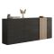 Credenza ardesia e noce 181x44x86h cm 3 ante - Jerry