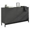 Credenza bassa antracite lucida 110x40x47h cm 1 anta e 3 cassetti - Adana