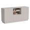 Credenza beige 150x40x78h cm 2 ante e 1 cassetto - Serchio