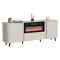 Credenza beige 190x40x68h cm 3 ante - Briano