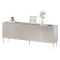 Credenza Beige 2 Ripiani 6 Vani 200.5x42x75h cm, 4 Ante - Carema