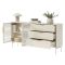 Credenza Beige Cashmere oro un Ripiano 3 Cassetti 181x39x83h cm, 2 Ante - Hara