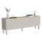 Credenza beige e rovere 200x40x70h cm 4 ante - Sagrado